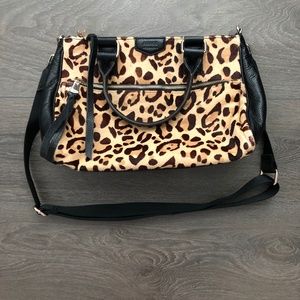 Aimee Kestenberg leather leopard satchel